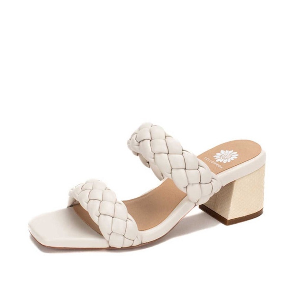 Yellow box Ceana Bone Sandals